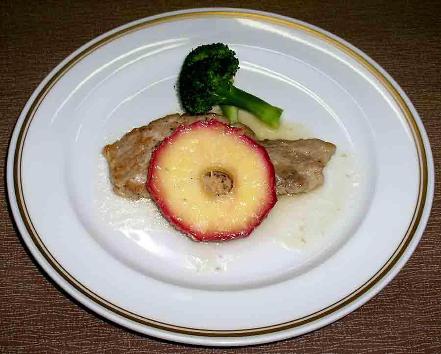 豚肉とリンゴ